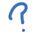 question blue Slack emoji