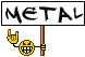 metal up Slack emoji