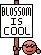 blossum is cool Slack emoji