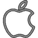 apple neon Slack emoji