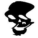 black skull Slack emoji