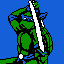 tmnt turtle leonardo Slack emoji