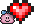 knuddel pixel heart girl Slack emoji