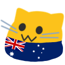 australia cat flag Slack emoji