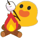 blob camping Slack emoji
