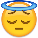 sad halo Slack emoji