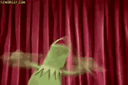 kermit the frog ahh Slack emoji