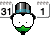 new years shock Slack emoji