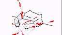 brutal bongo cat Slack emoji
