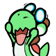 yoshi spooky Slack emoji