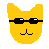 cat glasses Slack emoji
