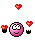 juggle hearts Slack emoji