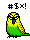 bird swearing Slack emoji