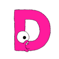 letter d peek eye Slack emoji