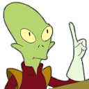 futurama kif point up Slack emoji