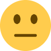 bland face Slack emoji
