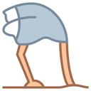 ostrichheadinsand Slack emoji