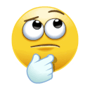 thinking Slack emoji