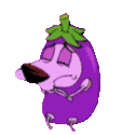 courage eggplant Slack emoji