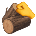 knock on wood Slack emoji