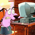 frantically searching Slack emoji