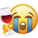 wine sob Slack emoji
