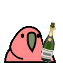 champagneparrot Slack emoji