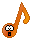 music note eek Slack emoji