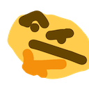 thinking face Slack emoji