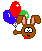 bunny balloons Slack emoji