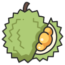 durian fruit opened Slack emoji