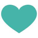 heart pantone 2010 turquoise Slack emoji
