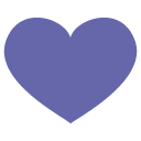 heart pantone 2022 very peri Slack emoji