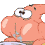 patrick hungry Slack emoji