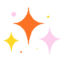 colorful sparkles Slack emoji