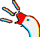 goose announce left Slack emoji