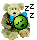 teddy bear sleep Slack emoji