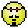 laser eyes Slack emoji