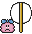 knuddels girl sad sign Slack emoji