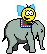 elephant ride Slack emoji