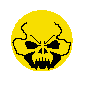 yellow skull Slack emoji