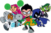 teen titans go Slack emoji