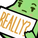 really sign bean Slack emoji