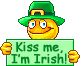kiss me im irish Slack emoji
