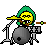 drummer Slack emoji
