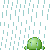 raining emojis Slack emoji