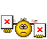red x girl Slack emoji