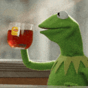 kermit tea do tell Slack emoji