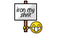 iron my shirt Slack emoji