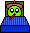 in bed sick Slack emoji